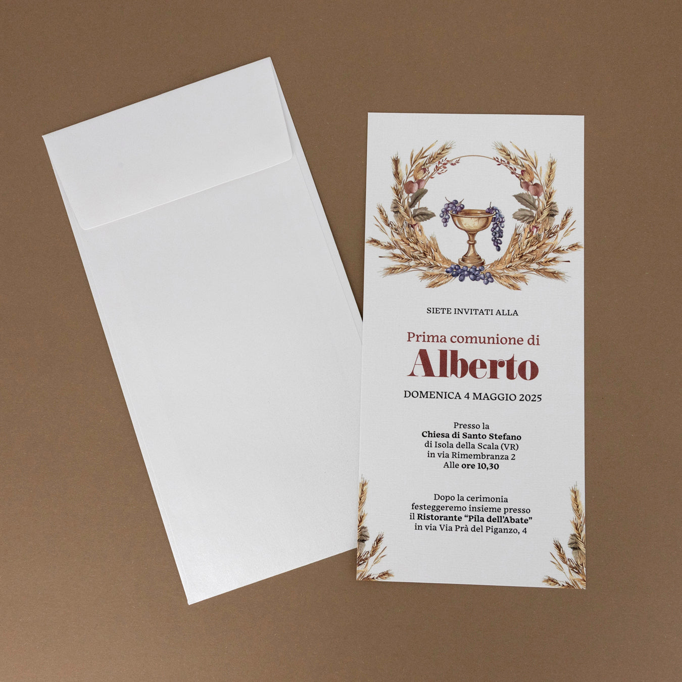 Invito Calice verticale