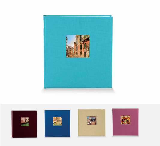 Album telato con foto in copertina