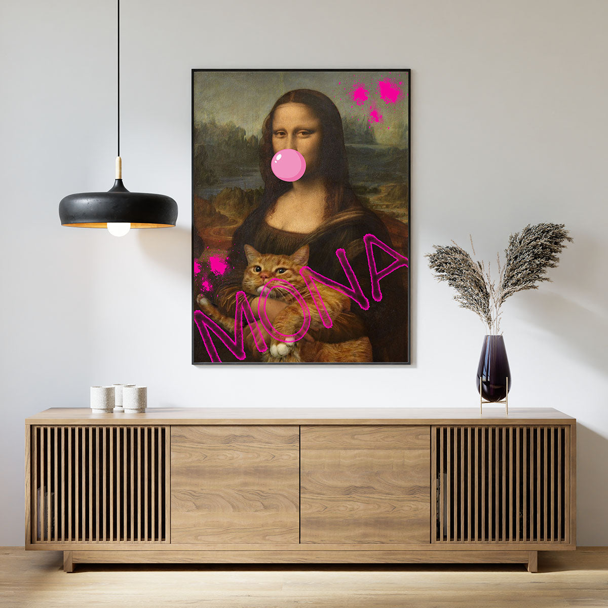 wall art mona lisa