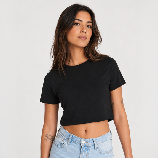 Tshirt crop personalizzata - Donna