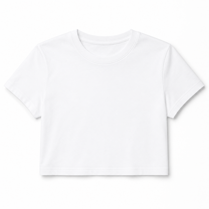 Tshirt crop personalizzata - Donna